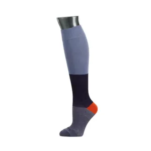 Medias de Compresión - CMO209 Azul Naranja Bloques Algodón